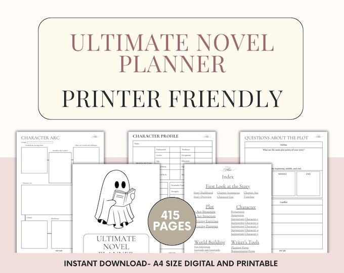 Printer Friendly Version-Ultimate Novel Planner