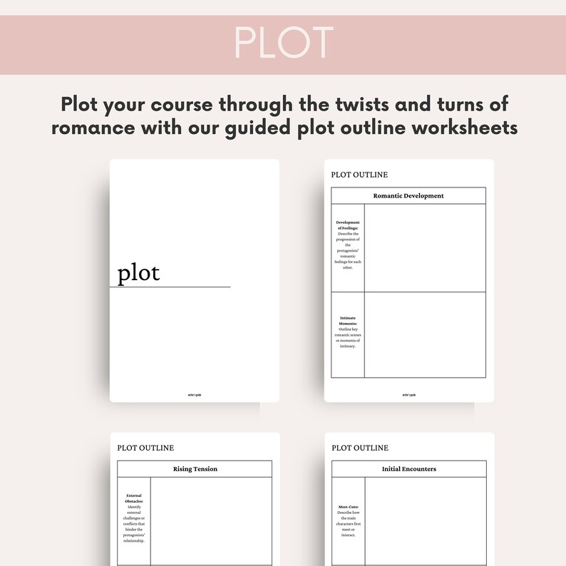 Fillable Romance Novel Planner, Historical Fiction Story Mapping, Historical Romance Outline ...
