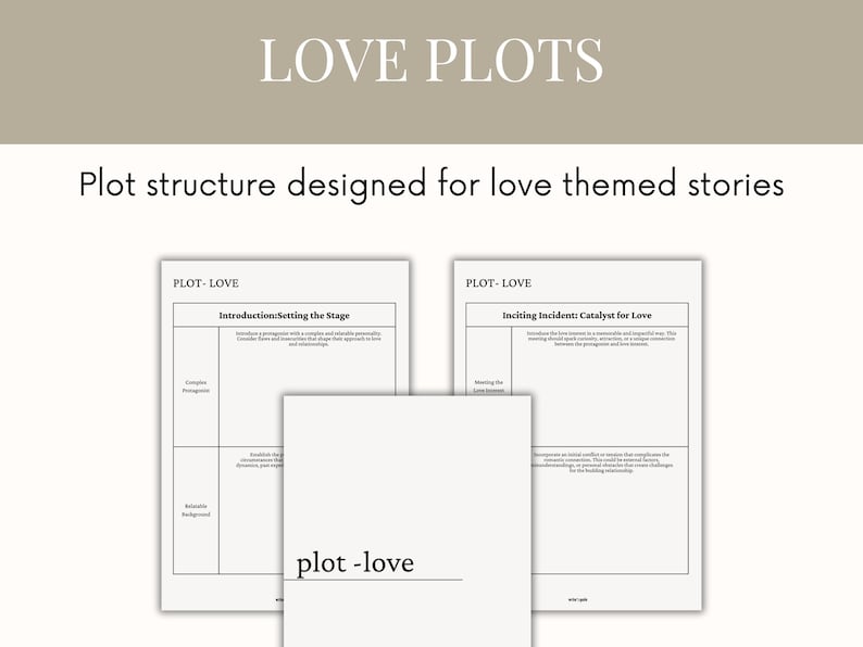YA Novel Planner - Planner for Romance Authors: Love Story Workbook, How to Write a Book, and Novel Outline for Young Adult Fiction