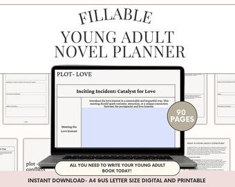 Fillable Young Adult Novel Planner