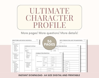 Ultimate Character Profile Template