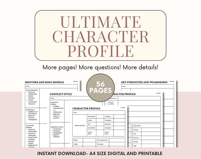 Ultimate Character Profile Template