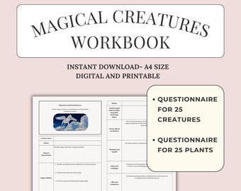 Magical Creatures Workbook
