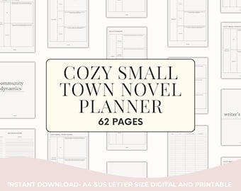 Cozy Small Town Novel Planner
