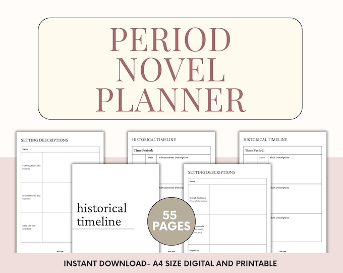 Period Novel Planner