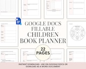 Children's Book Planner: Book Storyboard, Children Novel Writing Template (Fillable Google Docs Version)