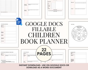 Children Book Planner-Google Docs Version