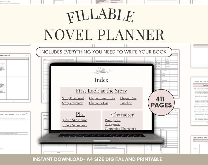 Fillable Ultimate Novel Planner