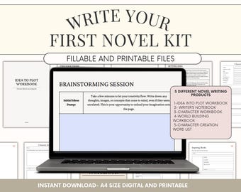 Fillable Write Your First Book Kit