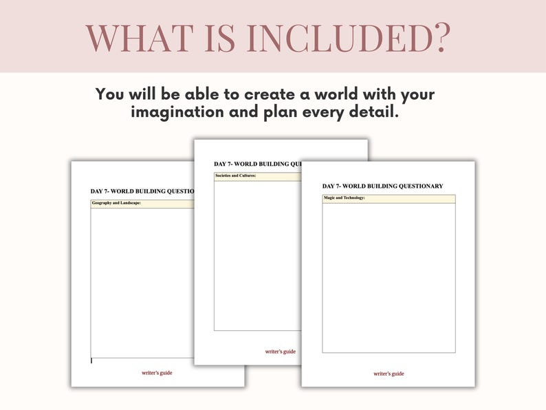 Novel writing workbook Google Docs, Word Novel planner, Story outline book planner, 30 days of writing plot planner, Novel in a month