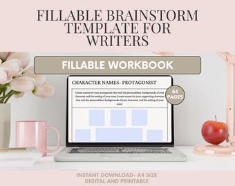 Fillable Brainstorming Writing Template Worksheets