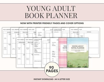 Young Adult Novel Planner: Romance Author Workbook, Love Novel Outline, Book Plan