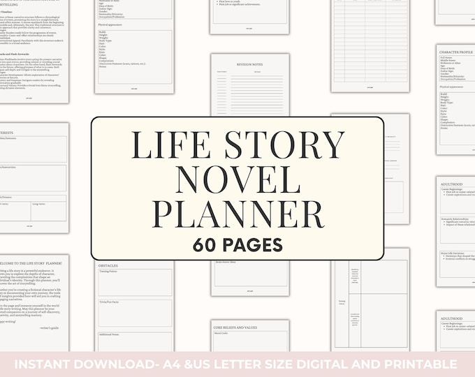 Life Story Novel Planner