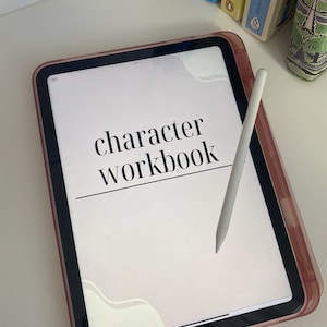 Novel Character Planner Author Planner Character Workbook Character Profile Book Fanfic Novel Character Design Character Profile Book