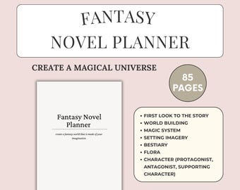 Fantasy Novel Planner