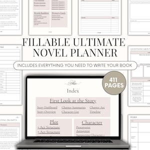 Buch Planer Roman Arbeitsmappe: Autor Organizer Kreatives Schreiben Roman Vorlage Arbeitsblatt