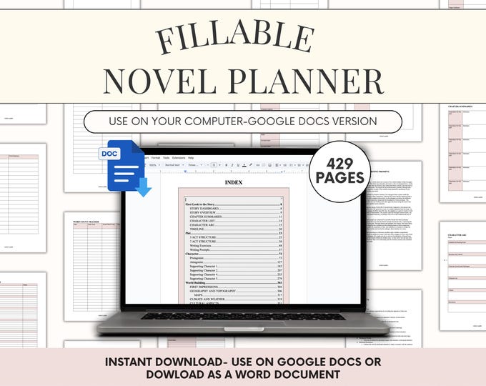 Fillable Ultimate Novel Planner