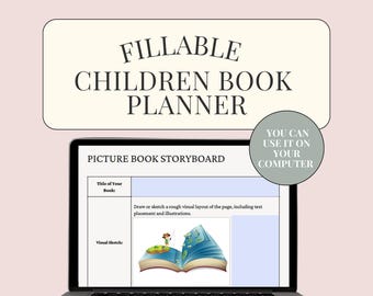 Fillable Children Book Planner