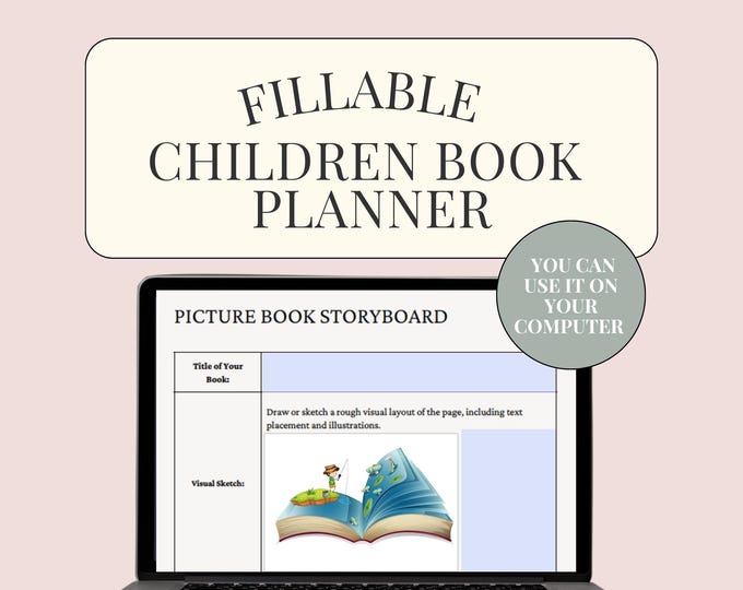 Fillable Children Book Planner