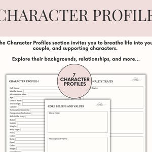 Romance Novel Planner  Novel Outline Workbook for Romance Authors Novel Planner Workbook How to Write a Romance Novel Story Template