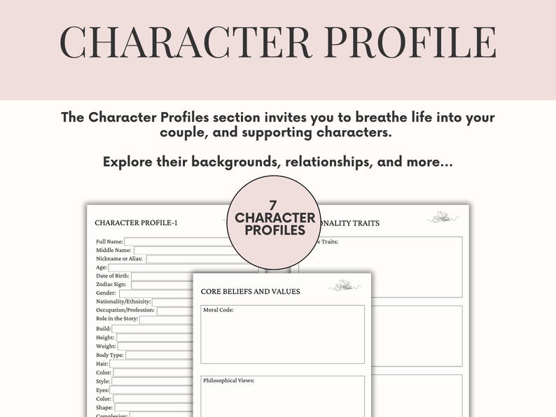 Romance Novel Planner  Novel Outline Workbook for Romance Authors Novel Planner Workbook How to Write a Romance Novel Story Template