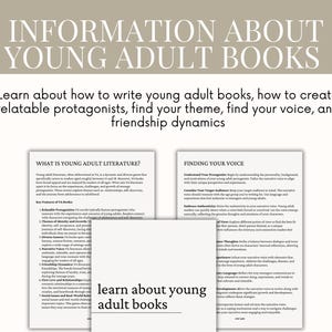 YA Novel Planner - Planner for Romance Authors: Love Story Workbook, How to Write a Book, and Novel Outline for Young Adult Fiction