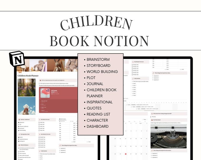 Children Book Planner Notion Template