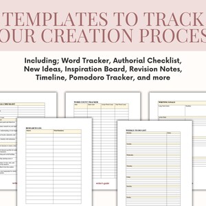 Novel writing workbook Google Docs, Word Novel planner, Story outline book planner, 30 days of writing plot planner, Novel in a month