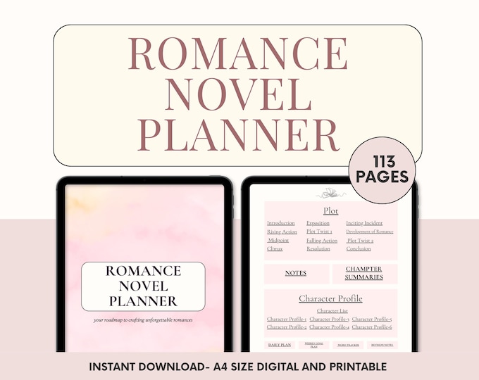 Romance Novel Planner