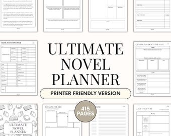 Printer Friendly Version-Ultimate Novel Planner