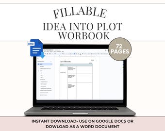 Idea Into Plot Workbook Google Docs