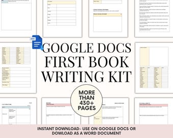 First Book Writing Kit-Google Docs Version