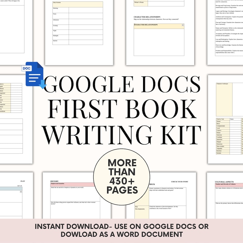 Book Writing Kits - Etsy