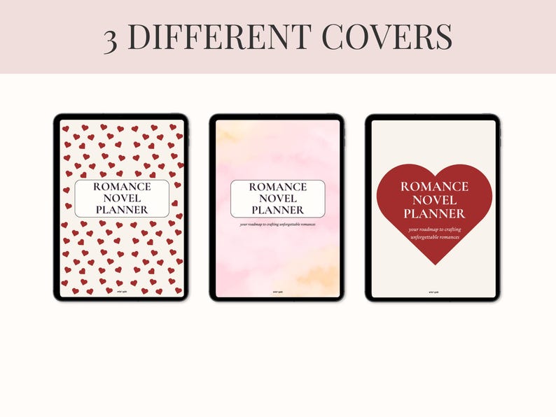Romance Novel Planner  Novel Outline Workbook for Romance Authors Novel Planner Workbook How to Write a Romance Novel Story Template