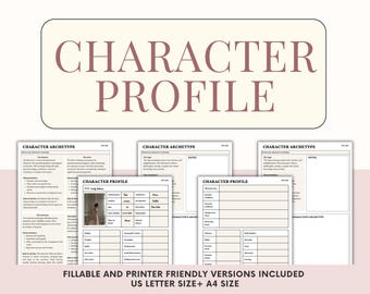 Fillable Character Profile