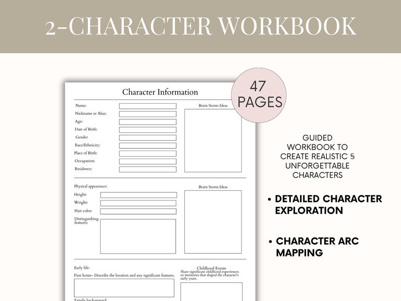 First book planner writing kit, how to write a book, writers plot planner, novel outline writing a book planner novel writing planner