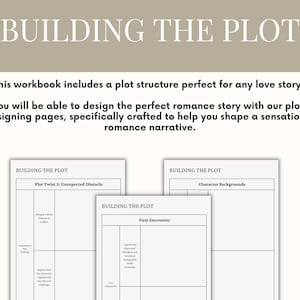 Romance Novel Planner  Novel Outline Workbook for Romance Authors Novel Planner Workbook How to Write a Romance Novel Story Template