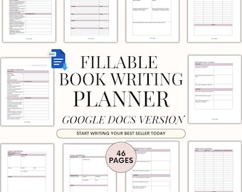 Book Writing Planner- Google Docs Version