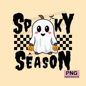 Spooky Season Halloween, girl halloween, Sublimation, Halloween Png, Halloween gift for halloween, Spooky girl png, pumpkin, trendy png