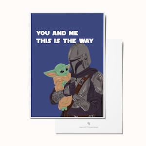 Carte postale Space Warrior – C'est le chemin