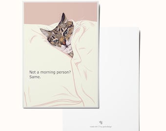 Postcard & Poster Morning Mood: Cat Edition