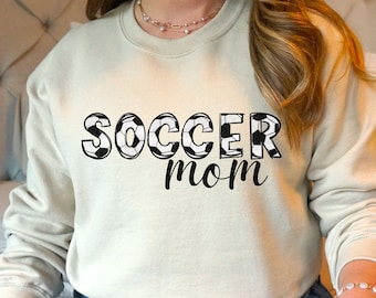 Soccer Mom Sweatshirt, Soccer Mama Crewneck, Game Day Sweatshirt, Soccer Mom Sweat, Gift for Mom, Soccer Mom Era Sweatshirt, Sports Mom