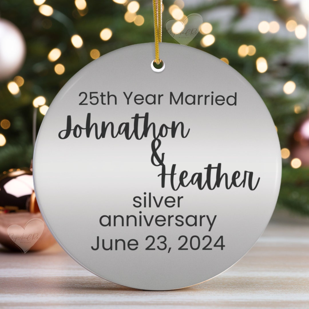 Silver Wedding Anniversary Christmas Decorations to Inspire Your Celebration