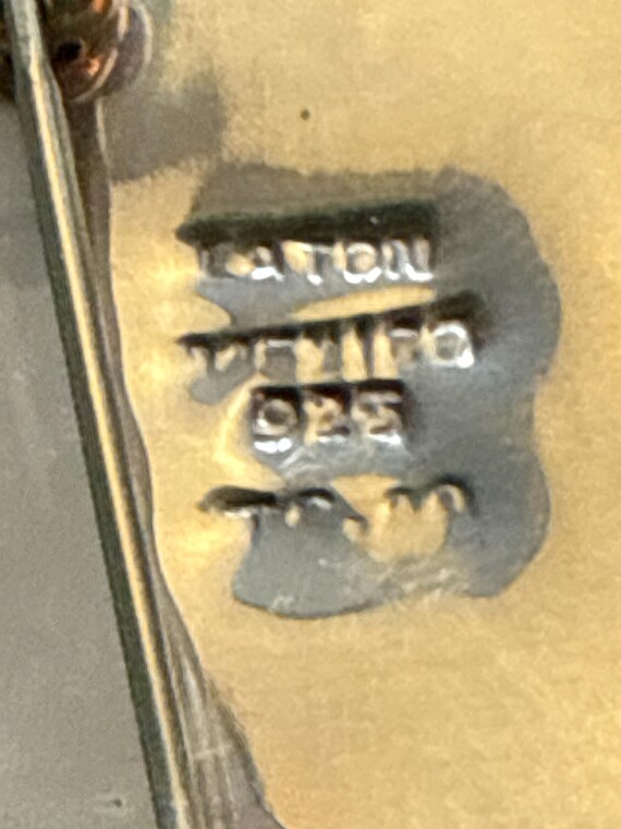 NOS Solid Sterling Silver Leaping Dolphin Pendant - image 3