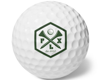 FLX Tour: Logo-Golfbälle, 6er-Pack