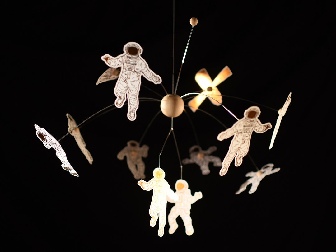Space Theme Mobile Art For Modern Interiors Space Art Astronaut Art