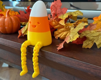 Candy Corn Light Up Shelf Sitter | 3D Printed Fall & Halloween Decor