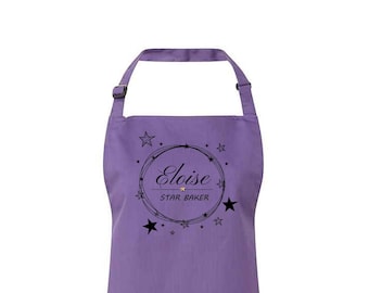 Custom Star Baker Apron, Personalised Baker Apron, Baking Off, Custom Baker Gift, Chef Apron, Kitchen Apron, Baking Apron, Gift for Her/Him