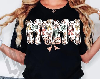 Mama Png, Mama Coquette Png, Sublimation Designs, Motherhood , Mama Shirt Png, Mother Png, New Mom Png, Mom Png, Mama Png, Coquette Bow Png