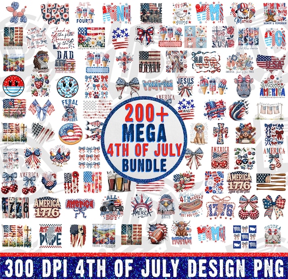 200+ 4th of July Bundle Png, 4th of July Png, Fourth Of July Png, USA Png, America Bundle Png, Independence Day, American Flag Png, Bundle
